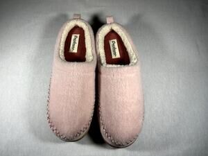 Dearfoams Women's Pink Slip-On Slippers